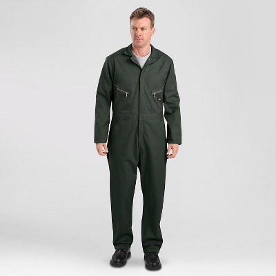 olive green coveralls