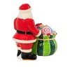Christopher Radko 4.5 Inch Splendid Santa Salt & Pepper Set Home For The Holiday Salt And Pepper Shakers - 3 of 3