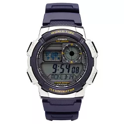 Casio Men's World Time Watch - Blue (AE1000W-2AVCF)
