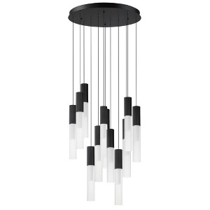 ET2 Lighting Reeds 12 - Light Pendant in  Black - 1 of 2