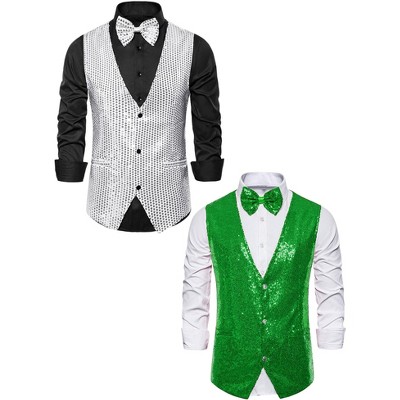 silver/green