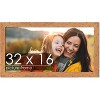 PosterPalooza | Panoramic Shabby Chic Orange Picture Frame - UV Acrylic, Foam Board Backing, Hanging Hardware - 2 of 4