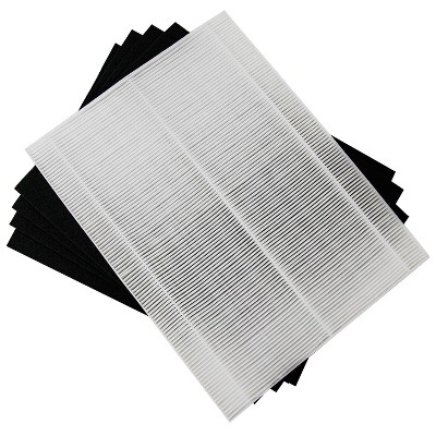 Filter-Monster 115115 True HEPA Replacement Filter A Combo Compatible with Winix Plasmawave Series Air Purifier Models 6300, P300, 5300, 5500, 5300-2,