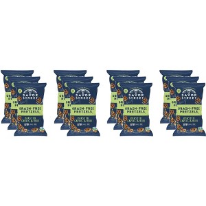 Savor by Suzie Grain-Free Pretzel Roasted Garlic & Herb - Case of 12 - 5 oz - 1 of 4