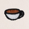 Dalix Lil Coffee Embroidered Cotton Summer Food Outdoor Bucket Hat Womens - 2 of 4
