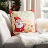 Neve Pillow - Yellow/Red - 18"X18" - Safavieh - 2 of 3