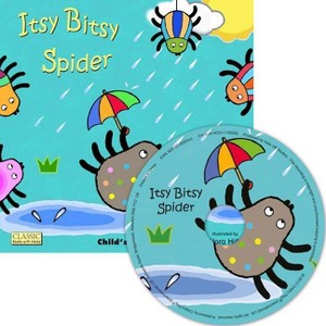 Itsy Bitsy Spider - (Classic Books with Holes 8x8 with CD) by  Child's Play (Mixed Media Product) - 1 of 1
