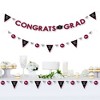 Big Dot of Happiness Maroon Grad - Best is Yet to Come -  Burgundy Letter Banner Decoration - 36 Banner Cutouts and Congrats Grad Banner Letters - 2 of 4