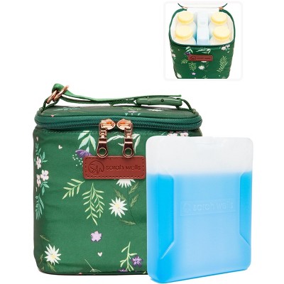 Sarah Wells Cold Gold Breastmilk Cooler – Insulated Milk Storage & Ice Pack – Machine Washable for Moms