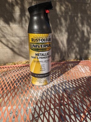 Rust-Oleum Universal 11 oz. All Surface Metallic Titanium Silver Spray  Paint and Primer in One 245220 - The Home Depot