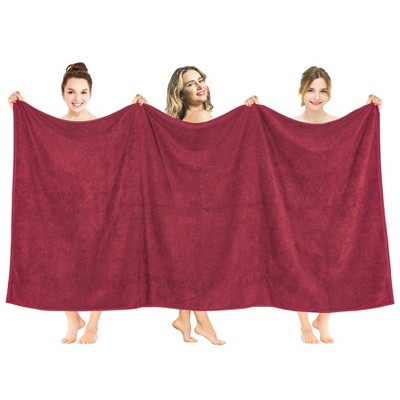 American Soft Linen 100% Cotton Turkish Oversized Bath Towel Sheet, 40x80 inches Extra Large Bath Towel Sheet
