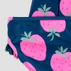 Carter's Just One You&#174 Toddler Girls' Long Sleeve Dino Rash Guard One Piece Swimsuit - Pink/Navy Blue - 4 of 4