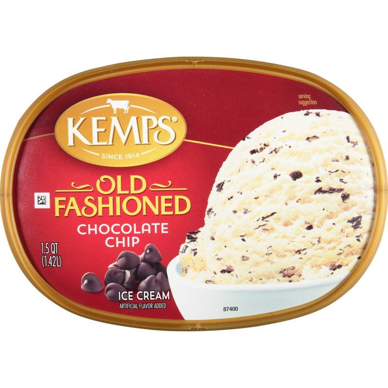 Kemps Chocolate Chip Ice Cream - 48 fl oz, 6 of 7