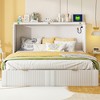 TIRAMISUBEST Full Size Murphy Bed with drawer and a set of Sockets & USB Ports, Pulley Structure Design - 2 of 4