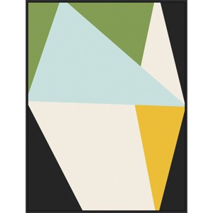 Amanti Art 32" x 42" Bold Graphic II by The Creative Bunch Studio: Black Frame, Modern Wall Decor - 1 of 4