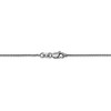 Black Bow Jewelry 1mm, 14k White Gold, Diamond Cut Solid Spiga Chain Necklace - 4 of 4