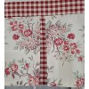 RLF Home 3" Rod Pocket High Quality Fabric D-Willow Pleated Valance for Windows 50" x 17" Red - 3 of 4