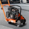 VEVOR Plate Compactor, 2.8 HP 98CC Gas Engine 5,250 RPM, 1,920 lbs Force Vibratory Compaction Tamper with 18.7 x 11.8 inch Plate for Walkways, Black - 2 of 4