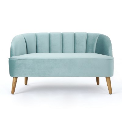 Amaia Modern New Velvet Settee - Christopher Knight Home