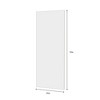 PAGED 70"x31" Rectangle Full Length Mirror,Leaning Floor Full Body Mirror with Metal Frame,Wall Mounted Mirror Suitable for Cloakroom - 3 of 4