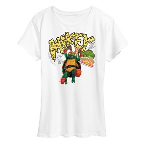Women's - Teenage Mutant Ninja Turtles - Michelangelo AKA Mikey Short Sleeve Graphic T-Shirt - 1 of 4