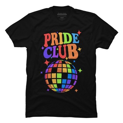 Adult Design By Humans Pride Club Rainbow Disco Ball By T-Shirt