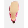 New Crush Quilted Spool Heel Women Sandals - 4 of 4