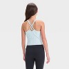 Girls' Strappy Crop Tank Top - All In Motion™ - 2 of 3