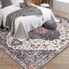 5x7 Ft Machine Washable Area Rug, Non Slip Non-Shedding Vintage Rug - 3 of 4