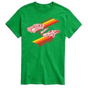 Men's - Hot Wheels - Valentine's You Make My Heart Race Short Sleeve Graphic T-Shirt - 1 of 4