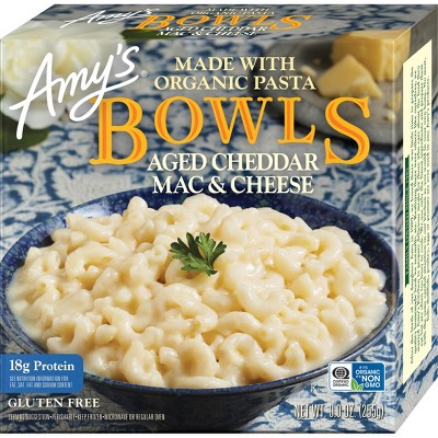 Amy's Frozen Aged Cheddar Mac & Cheese Bowl - 9oz