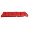 Blazing Needles, 60-inch by 19-inch Tufted Solid Outdoor Spun Polyester Loveseat Cushion - 2 of 3