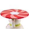 December Diamonds 11.25 In Snowman Holiday Server Stand Peppermint Stand Dessert Stands - 4 of 4