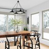 Capital Lighting Jones 4 - Light Chandelier in  Matte Black - 4 of 4