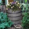 Emsco 50gal Whiskey Rain Barrel with Black Bands Gray - 2 of 3