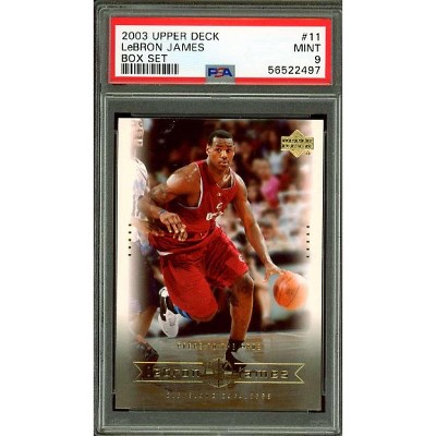 LeBron James Rookie Card 2003-04 Upper Deck #11 PSA 9