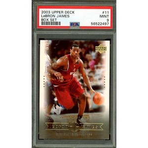 LeBron James Rookie Card 2003-04 Upper Deck #11 PSA 9 - 1 of 2
