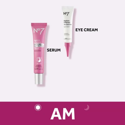 No7 Restore Renew Multi Action Face Neck Skincare System 3ct