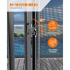 COZONY Inground Pool Safety Fence, Stainless Steel Legs 340 GSM Teslin PVC Mesh Easy DIY Installation - 4 of 4