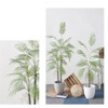 Artificial Palm Tree Double Pole, Large Fake Tropical Plant in Pot for Home Office Balcony Indoor Outdoor Decor - 4 of 4