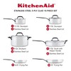 KitchenAid 5-Ply Clad Stainless Steel 10pc Cookware Set: Induction Safe, Even-Heating, Dishwasher-Safe, Riveted Handles - 3 of 4