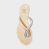 Women's Luella Rhinestone Jelly Thong Sandals - Shade & Shore™ - 3 of 4