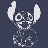 Mens Lilo & Stitch Negative Black and White Tank Top - 2 of 4