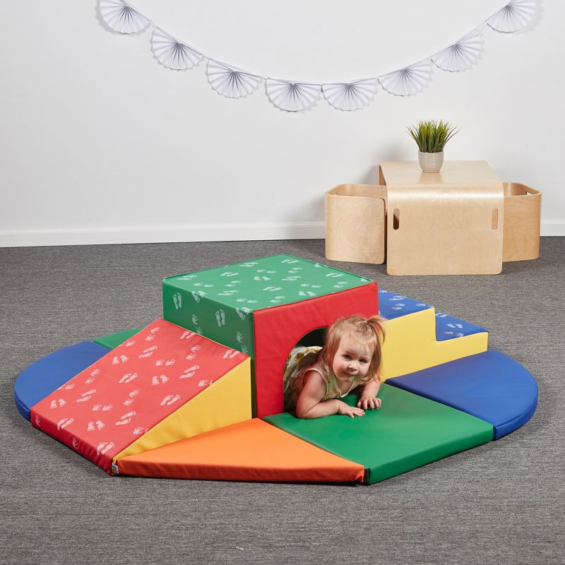 ECR4Kids SoftZone Lincoln Tunnel Climber, Toddler Foam Climber for Safe Active Play, 5 of 10