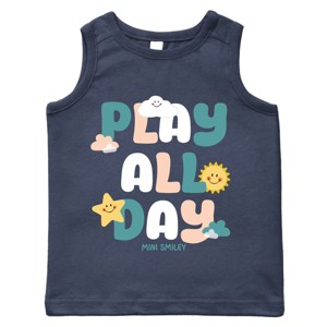 The Juniper Shop Mini Smiley Play All Day Toddler Tank - 1 of 4