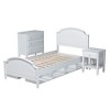 Baxton Studio Elise Classic and Transitional White Finished Wood Twin Size 3-Piece Bedroom Set - 3 of 4