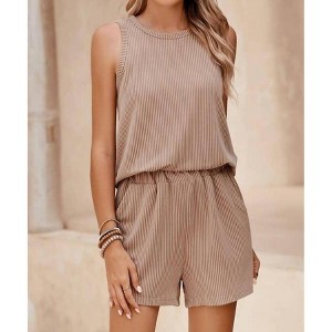 Women's Ribbed Pocketed Short - Shewin Inc. - 1 of 3