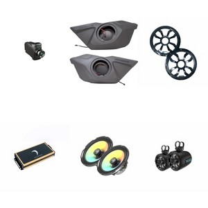 Diamond Audio '20-24 RZR Pro Upgrade Bundle - Bluetooth source unit, front door speakers, 6.5" tower speakers, and amp - BTR8, RZ5-DF65U, HXM65F4, ... - 1 of 4