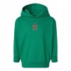 Embroidered Gingerbread Man - Toddler Hoodie - 3 of 4