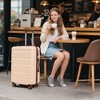 Dexmalle Dark Gray ABS Carry on Suitcase With Combination Lock - 2 of 4